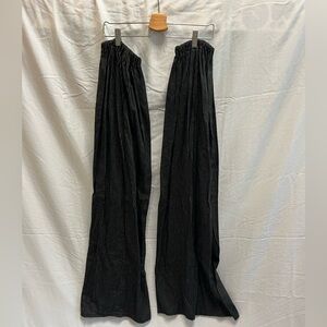 Black Pin-Stripe Wide-Leg Stilt Covers Costume